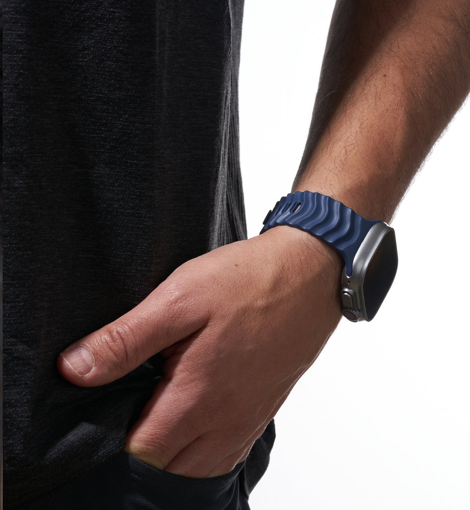 Materik รุ่น FKM Ripple Band - สายนาฬิกา Apple Watch 42(3)/44/45/46/49mm - สี Soft Clay