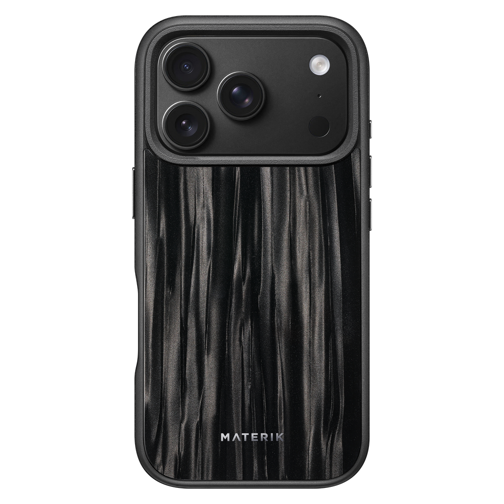 Materik PureCase Classic in Black Ocean on iPhone 18 Pro in Black